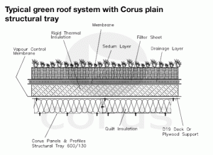 Green Roof on Tray